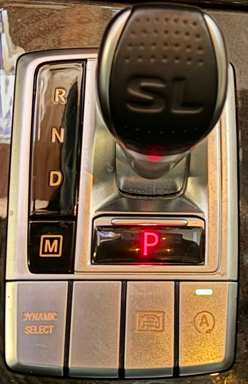 Mercedes-Benz Black 'P' Park Button Overlay fix for peeling button
