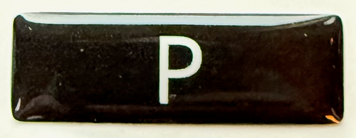 Mercedes-Benz Black 'P' Park Button Overlay fix for peeling button