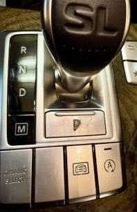 Mercedes-Benz Black 'P' Park Button Overlay fix for peeling button